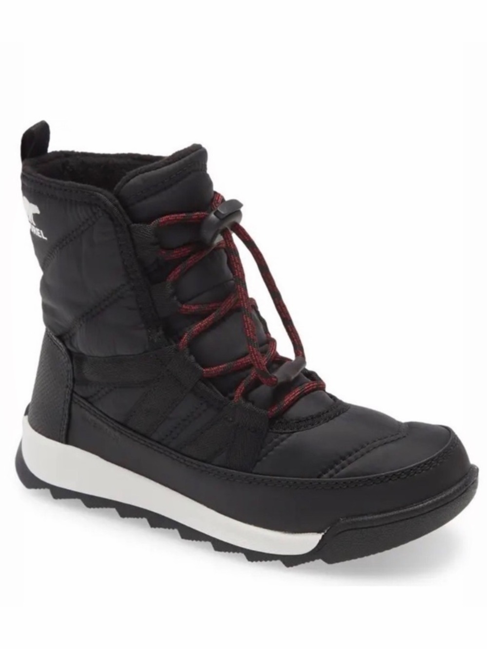 SOREL Whitney II Waterproof Insulated Snow Boots Black Kids 10M NWT